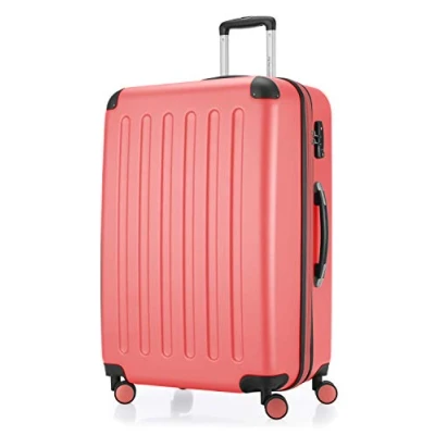 Afbeelding van HAUPTSTADTKOFFER SPREE Harde koffer, trolleykoffer, uitbreidbare reiskoffer, 4 wielen, TSA, 75 cm, 119 liter, koraalrood