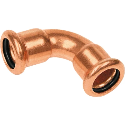 Afbeelding van BONFIX Press roodkoperen perskoppeling bocht 90 graden 35 mof x
