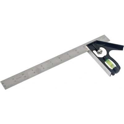 Afbeelding van Benson Combinatie Winkelhaak 45 en 90 Graden 300 mm