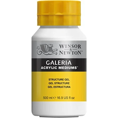 Afbeelding van Winsor &amp; Newton 3050805 Galeria structuurgel, pot van 500 ml, voor het inbedden een grote verscheidenheid aan effectmaterialen