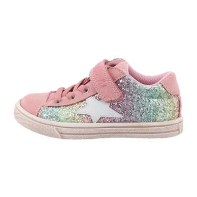 Afbeelding van Lurchi Salita Sneakers laag rose/multicoloured voor kinderen, Maat: 26, Rose/multi coloured Leer/ synthetisch