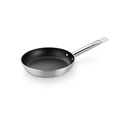 Afbeelding van Monix Professionele antiaanbakpan, geschikt voor alle warmtebronnen en inductie, 20 cm