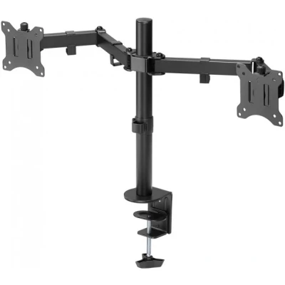 Afbeelding van Goobay dubbele monitorbeugel Flex voor monitoren tussen 17 en 32 inch (43 81 cm)