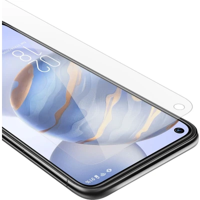 Afbeelding van Cadorabo Screenprotector geschikt voor Oukitel C21 Pantser film Beschermende in KRISTALHELDER Geharde (Tempered) display beschermglas 9H hardheid met 3D Touch