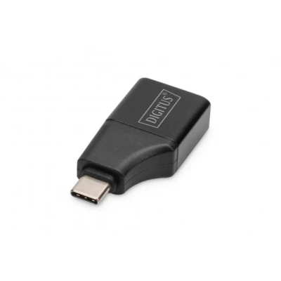 Afbeelding van DIGITUS USB C naar HDMI Type A Adapter 4k/30Hz Plug &amp; Play Aluminium behuizing Zwart