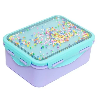 Afbeelding van Petit Monkey Bentobox Popsicles Back to School Wild Lilac