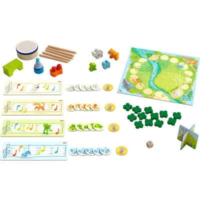 Afbeelding van HABA Meine Ersten Spiele Klangspielsammlung Houten speelgoed voor kinderen, Maat: One Size, Mehrfarbig