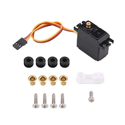 Afbeelding van RC Servo, 2.2kg Metallgetriebe Wasserdichte Servo Fernbedienung Zubeh?r f¨¹r 1/16 1/14 1/12 Car
