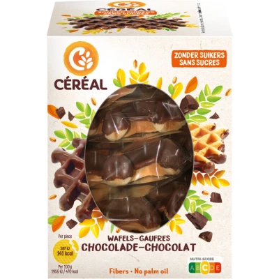 Afbeelding van Céréal Wafels Chocolade