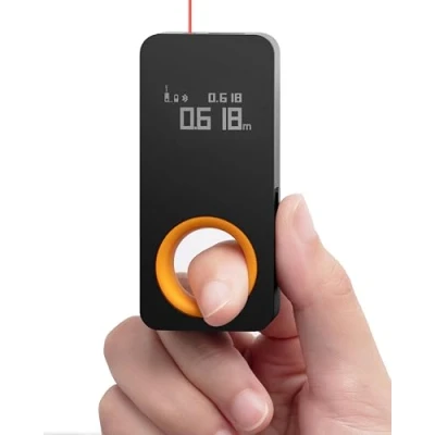 Afbeelding van HOTO 98Ft/30m Laser Afstandsmeter, Digitale Meet met Bluetooth, ±2 mm Nauwkeurigheid, M/Ft Unit Schakeling, 2 Meetmodi, OLED Display, USB C Opladen