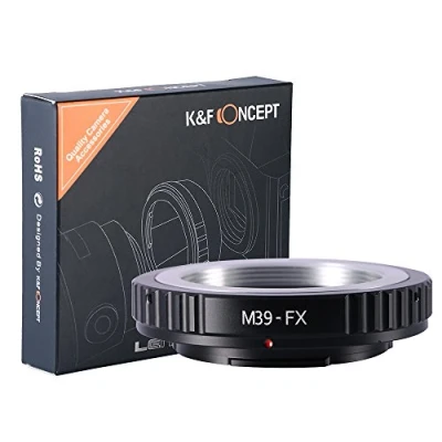 Afbeelding van K&amp;F Concept Lens Mount Adapter Compatibel voor M39/L39 Screw SLR naar Fuji X Pro1 FX Mirrorless Camera zoals XT2 XT20 XE3 XT1 T2