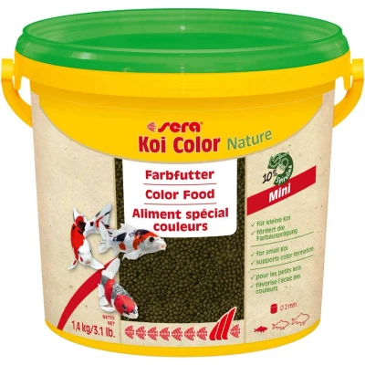 Afbeelding van Sera koi Color Nature Mini kleurvoeder voor jonge tot 12 cm 3.800 ml