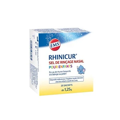 Afbeelding van Rhinicur Neus Spoelzout Kind Zakje, 20 stuks