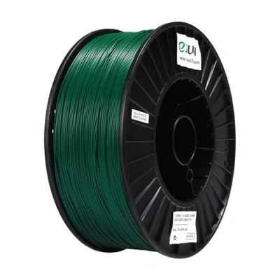 Afbeelding van eSUN High Speed PLA filament 1,75 mm, PLA+3D printer filament, maatnauwkeurigheid +/ 0,05 1 kg (2,2 lb) spoel 3D printing (Dennengroen 3KG, 3KG)
