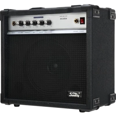 Afbeelding van Soundking AK20 BA AK20BA Basscombo (versterker met 20 watt, 8 inch luidspreker, 4 bands equalizer, eenvoudig bedieningspaneel)