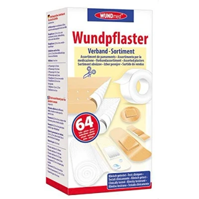 Afbeelding van Wundmed Pleisters Dressing Set van 64 Stuks, klinisch getest