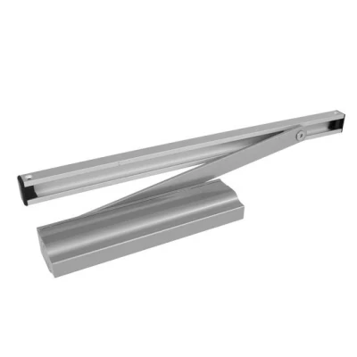 Afbeelding van Deurdranger grijs met glijarm DR 112
