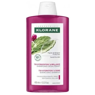 Afbeelding van Klorane Hydratatie &amp; Glans Dorstlessende Shampoo met Cactusvijg 400 ml