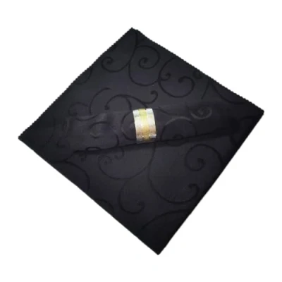 Afbeelding van i Sure Diner Doek Servetten, Servetten (Pack van 4) (zwart)