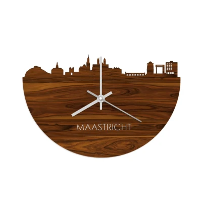 Afbeelding van Skyline Klok Maastricht Palissander