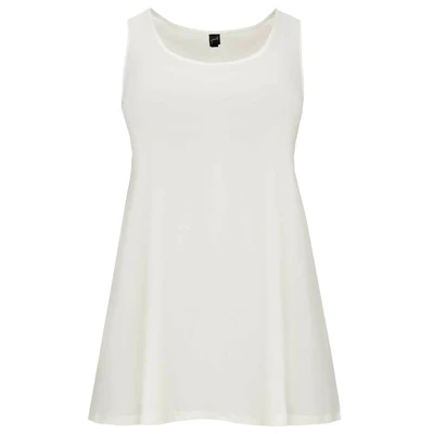 Afbeelding van Yoek singlet van travelstof DOLCE ecru