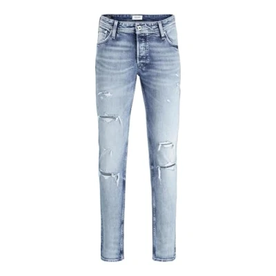 Afbeelding van Jack &amp; Jones Jjiglenn Jjoriginal CB 152 Slim fit jeans, Heren, Maat: 34x32, Blue denim