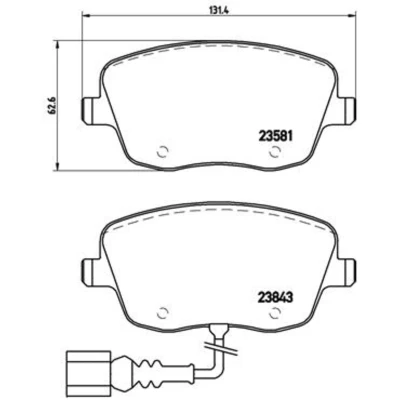 Afbeelding van Brembo Remblokset P 85 077
