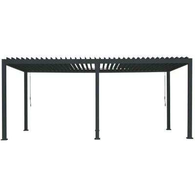 Afbeelding van Overkapping vierkant XL Rota 360 cm x 720 Matt royal grey Suns