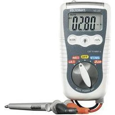 Afbeelding van VOLTCRAFT VC 20 Multimeter Digitaal Spatdicht (IP54) CAT IV 600 V Weergave (counts): 4000