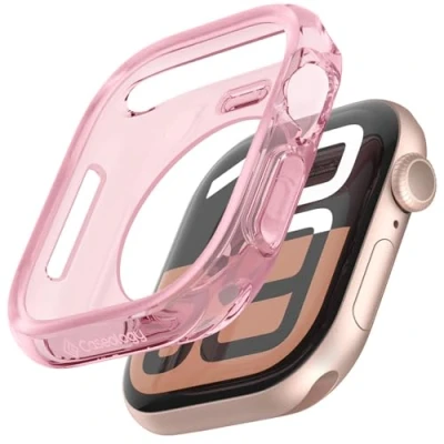 Afbeelding van Caseology Capella Case Compatibel met Apple Watch 10 (46 mm) Clear Pink