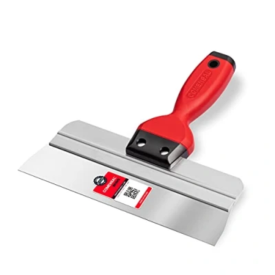 Afbeelding van COMENSAL® Paneelspatel 250 mm professionele gevelspatel roestvrij staal ergonomische greep rakel spatel Made in EU
