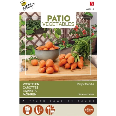 Afbeelding van Patio Veggies, Wortel Parijse Markt
