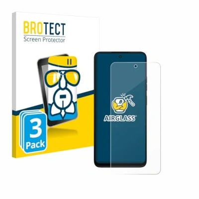 Afbeelding van BROTECT Screenprotector voor Motorola Moto G35 Folie Beschermfolie Beschermglas transparant (3 Stuks)
