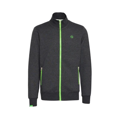 Afbeelding van Solid Sdbenntrack Sweater, Heren, Maat: Small, Dark grey