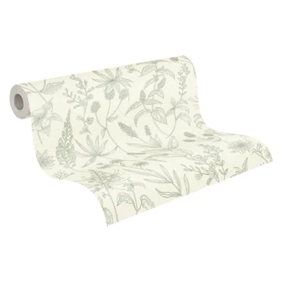 Afbeelding van AS Creation Trendwall 37363 5 373635 Groen / Zilver