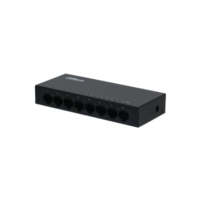 Afbeelding van Dahua DH PFS3008 8GT (8 Havens), Netwerkschakelaar, Zwart