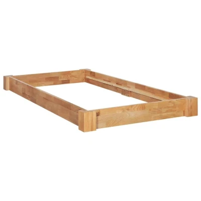 Afbeelding van Bedframe massief eikenhout 90x200 cm