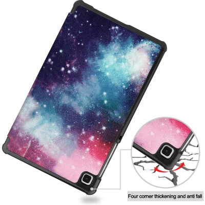 Afbeelding van Case2go Tablet Hoes geschikt voor Samsung Galaxy Tab A7 Lite (2021) Tri Fold Book Case