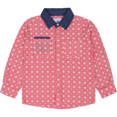 Afbeelding van Koraal polo shirt met lange mouwen / 3 4 jaar 104 cm