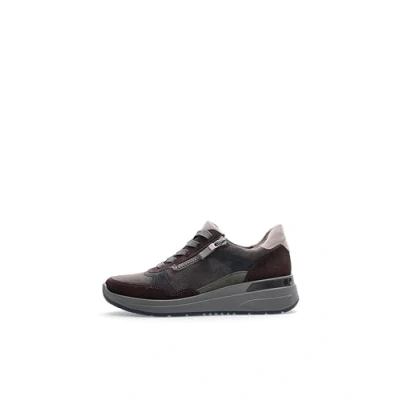 Afbeelding van ara Garda sneakers voor dames, amarone, staal, blauw, bos, mond, 37,5 EU breed, Amarone Steel Blue Forest Moon, 37.5 Breed