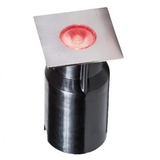 Afbeelding van Vlonder spot Heissner 3 W (RVS, RGB licht, Vierkant)