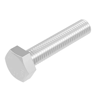 Afbeelding van SECCARO zeskantschroef M8 x 40 mm, roestvast staal V2A VA A2, DIN 933 / ISO 4017, buitenzeskant, 20 stuks