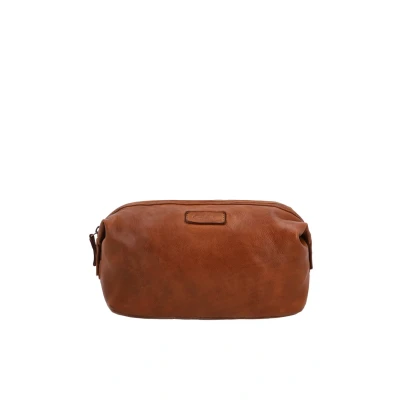 Afbeelding van Gusti Leder Caspian Toilettas, Maat: One Size, Cognac
