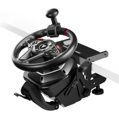Afbeelding van Thrustmaster T128 SimTask Pack voor XBOX Series en PC Bundle inclusief Racestuur 100% metalen Kit Bevestigingssysteem Simulatie Games farming, bus trucking simulator T2PM pedaalset Force Feedback schakelflippers