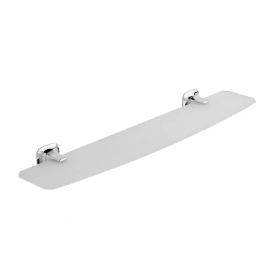 Afbeelding van Glazen Planchet Sapho Aida 56x4 cm Chroom / Satijnglas