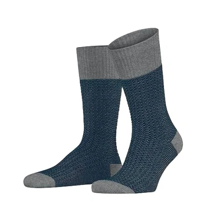 Afbeelding van ESPRIT Heren Sokken Structure M SO Katoen Gedessineerd 1 Paar, Grijs (Light Grey Melange 3390), 43 46