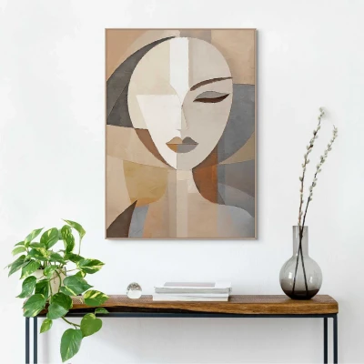 Afbeelding van Leen Bakker Poster Natural 50x70cm Woondecoratie Kunststof