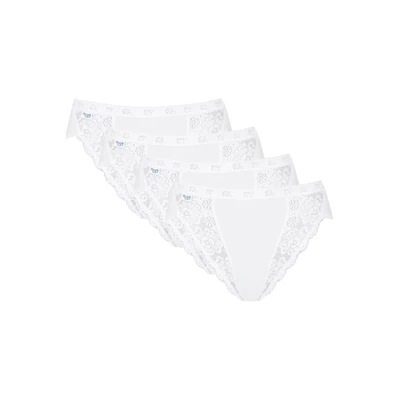 Afbeelding van Sloggi SLIP CHIC, TAI, 4ER PACK Slip, Dames, Maat: 40, Weiß