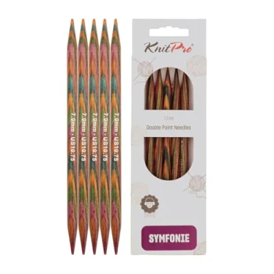 Afbeelding van KnitPro Symfonie dubbele puntige naalden 7.00mm Multi kleuren