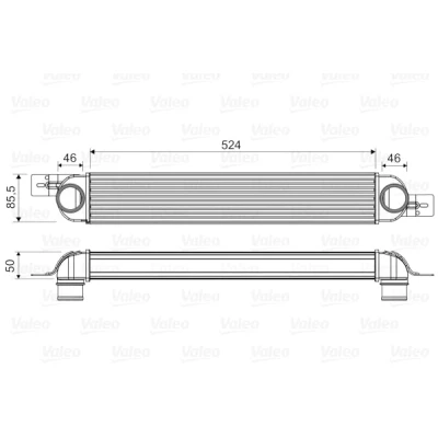 Afbeelding van Valeo Interkoeler 818661